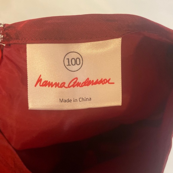 Hanna Andersson red dress, holiday formal wear - Picture 5 of 12